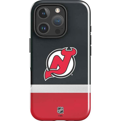 NHL New Jersey Devils Jersey iPhone 16 Pro Impact Case